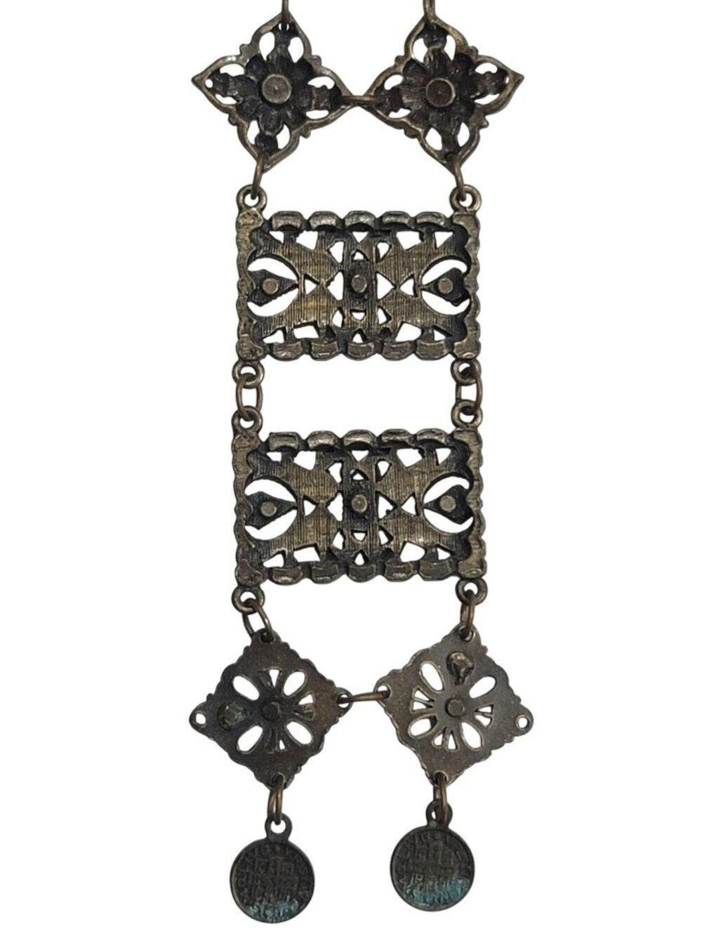Vintage Necklace Lot Saint Benedict Pendant Maltese-cross Gothic and Celtic styl - Picture 5 of 11